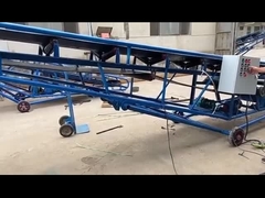 Sistema de transporte de cinta de caucho con rodillo de transporte de cinta de transporte de caucho