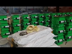 Discargador de estrellas de alimentación de impulsor rígido para el sistema de transporte neumático transportador de auge