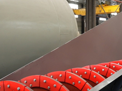 A medida de la industria de polvo de cemento flexible espiral de serrucha de tornillo transportador para el beneficio