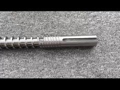 Transportador de tornillo en espiral sin eje flexible