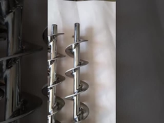 Superficie finalizada suave de acero inoxidable para torsión de tornillo resistencia al desgaste para el transporte de materiales