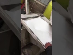 Sistema de transporte personalizado de acero inoxidable transportador de polvo flexible