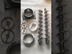 Auge de acero inoxidable tornillo de alimentación de fábrica de barril de gusano tornillo de alimentación de acero duro