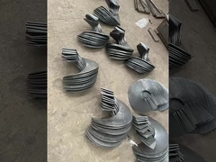 Máquina de vuelo seccional Máquina de cuchilla espiral para transportador de tornillo sin eje