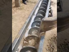 Conveyor de tornillo de auge personalizable con forma de U Conveyor de tornillo de auge resistente al calor