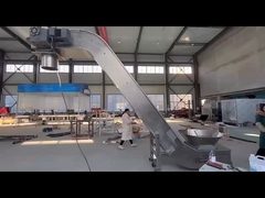 Demonstración del transportador de tornillo vertical WeSeW para el manejo de polvo y gránulos