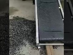 Sistema de transporte de cinta móvil de 20 pies 1.1KW Motor para desechos de construcción