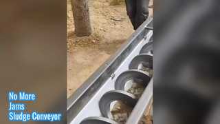 Transportador de lodos sin enredos Fácil mantenimiento