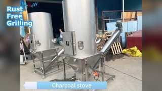 Parrilla de carbón de acero inoxidable 304 personalizada resistente a la corrosión, resistente a la oxidación y a altas temperaturas