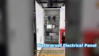 Panel eléctrico duradero de acero inoxidable