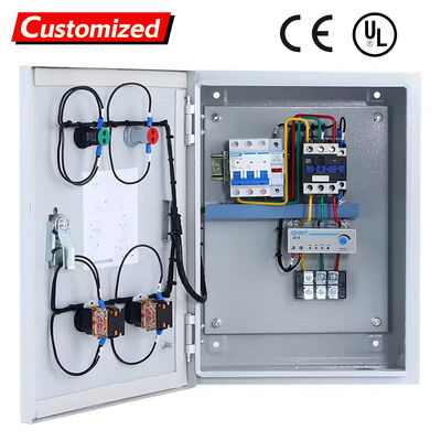 Caja de control eléctrico impermeable personalizada con protección IP55 y acero laminado en frío para uso exterior e industrial