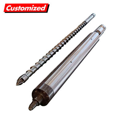 comprar Extrusor de nitruración de precisión Barril de tornillo personalizado para alimentación múltiple de PVC PPR Fabricación en línea