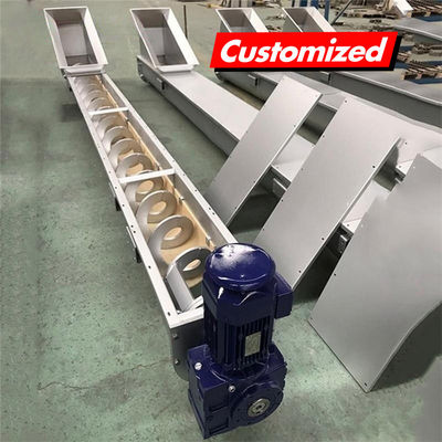 comprar Personalizar el diámetro en espiral de acero inoxidable U tipo transportador de tornillo para devoluciones Fabricación en línea