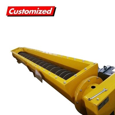 comprar Sistema de transmisión personalizado de alimentación del transportador espiral para el transporte de lodos de desechos de petróleo Fabricación en línea