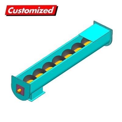 Un buen precio. Transportador de tornillo en espiral resistente al calor transportador de tornillo a alta temperatura personalizado en línea