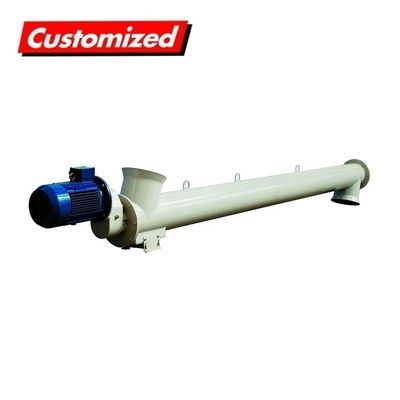 comprar Acero inoxidable inclinado transportador de auger flexible para polvo de trabajo pesado y personalizado Fabricación en línea