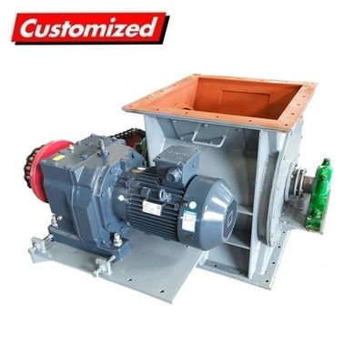comprar Discargador de estrellas de alimentación de impulsor rígido para el sistema de transporte neumático transportador de auge Fabricación en línea