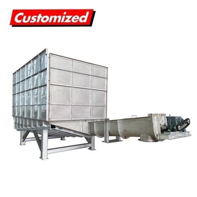 comprar Acero inoxidable transportador de auger vertical flexible resistente al calor con trampolín Fabricación en línea