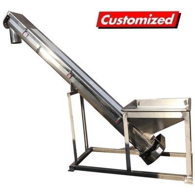 comprar Pago inicial de EE.UU. Transportador de tornillo de acero inoxidable para el procesamiento del azúcar Fabricación en línea