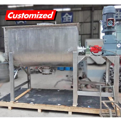 comprar El sistema de mezcla de cinta horizontal de acero inoxidable con certificación CE para transportador de auger OEM personalizado Fabricación en línea