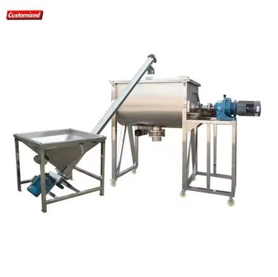 comprar Máquina de mezcla de polvo horizontal de 1000L Máquina eléctrica de mezcla de polvo con alta eficiencia Fabricación en línea
