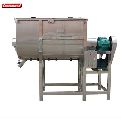 Un buen precio. Máquina de mezcla de polvo de acero inoxidable de calefacción eléctrica de velocidad variable Mezclador de cinta industrial en línea