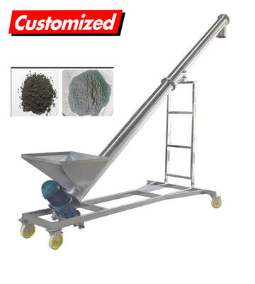 comprar Estructura compacta de polvo de auger de alimentación de alta velocidad de tornillo transportador de ascensor Fabricación en línea