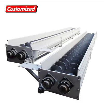Un buen precio. Transportador de carga de acero al carbono para transporte de calor con tornillo para industria química en línea