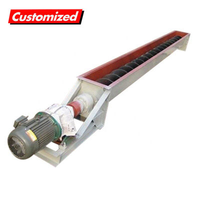 comprar 2024 Transportador de rosca de tornillo de acero en forma de U con engranaje de rodamiento de motor Fabricación en línea