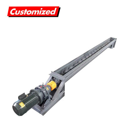 Un buen precio. Transportador de tornillo de acero inoxidable de alta eficiencia con sistema de transmisión personalizado en línea