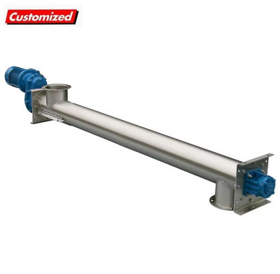 Un buen precio. Transporte de tuberías de acero inoxidable de alta eficiencia con transportador de tornillo de transferencia de polvo químico en línea