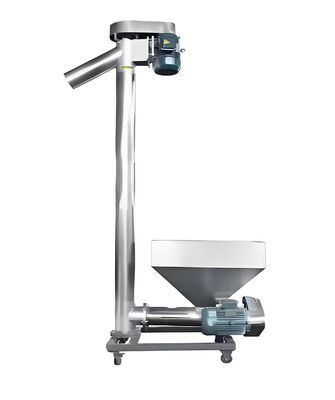 Un buen precio. Transportador de tornillo flexible de acero inoxidable con transporte multidireccional y diseño personalizable para el manejo de materiales industriales en línea