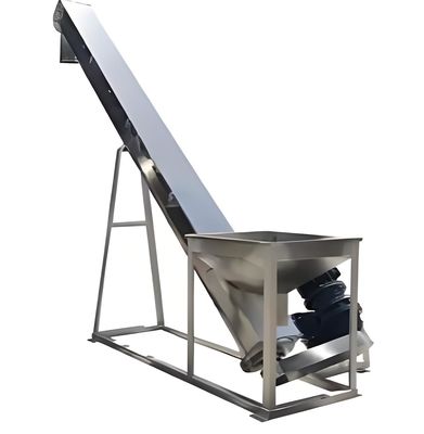 comprar Transportador espiral de eje único de alimentación automática de tipo U para polvos químicos fabricados con acero inoxidable Fabricación en línea