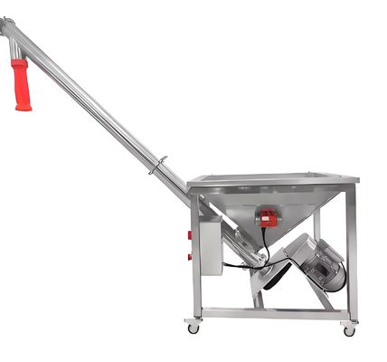 comprar Transportador de alimentación en espiral inclinado flexible personalizado para el transporte vibratorio eficiente de granos y cáscaras de arroz Fabricación en línea