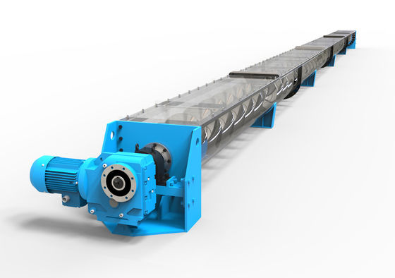 Un buen precio. Transportador espiral de grado industrial para el transporte de materiales de construcción y residuos sólidos en diversos entornos industriales en línea