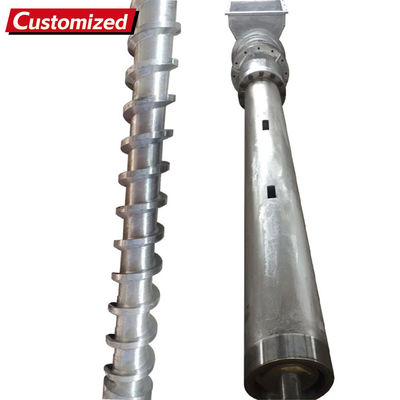 Un buen precio. Extrusor de tornillo de plástico micro reciclado personalizado, manguera de barril de un solo tornillo, acero inoxidable adecuado para extrusor de plástico Pvc en línea