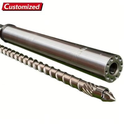 Un buen precio. Tornillo y cilindro individuales de alta calidad personalizados / Tornillo de cilindro de inyección para piezas de maquinaria de máquinas de moldeo por inyección de China en línea