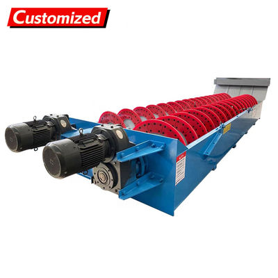 Un buen precio. custom High Efficiency Silica Sand Washing Plant Machine Screw Sand Washing Spiral Equipment used in construction, building materials and mining en línea