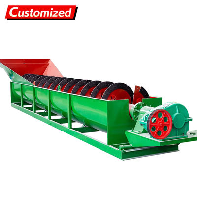 Un buen precio. Customized Stainless Steel Spiral Sand Washer with 40-280 tons/hour Capacity for Efficient Gravel Washing en línea