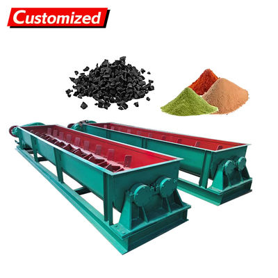 Un buen precio. Custom Screw Conveyors Dual-Shaft/Multi-Shaft Screw Conveyors Flexible Cement Screw Conveyors Suitable for Wood chips, paper, flour processing, materials prone to clumping, sawdust, soybeans en línea