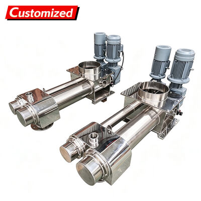 Un buen precio. Alimentador de dosificación de polvo de tornillo doble de acero inoxidable personalizable de alta precisión para dosificación precisa de polvo En línea