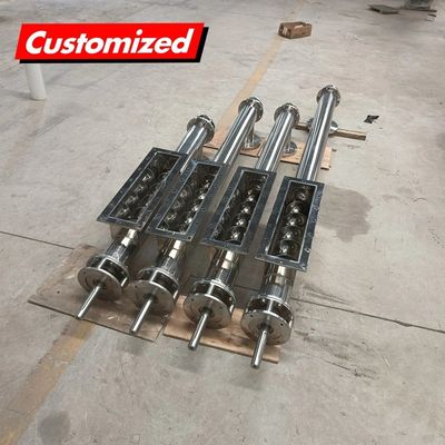 Un buen precio. OEM Conveyor de aguja de tornillo de alta eficiencia de acero inoxidable personalizado para polvo de hormigón en línea
