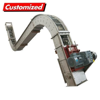 Un buen precio. Transporte de cadena de arrastramiento de ceniza de carbón industrial con trituradora de rocas incorporada en línea