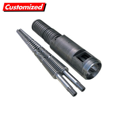 Un buen precio. Barril de tornillo paralelo de nitruración bimetálico para la máquina de extrusión de tornillo paralelo en línea