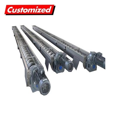 Un buen precio. Conveyor de tornillo de acero inoxidable industrial sin eje con diseño personalizado OEM en línea