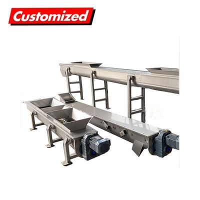 Un buen precio. Conveyor de tornillo de acero inoxidable para equipos de tratamiento de aguas residuales en línea