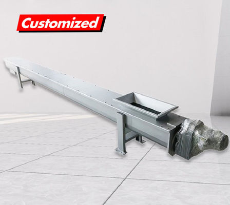 Un buen precio. Equipo de manipulación de materiales transportador de alimentación de tornillo de tornillo con acero al carbono personalizado en línea