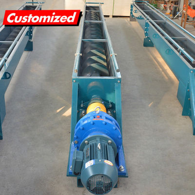 Un buen precio. OEM Cementos industriales de acero al carbono transportador de auger personalizado para suelo de carbón de ceniza y agregado en línea