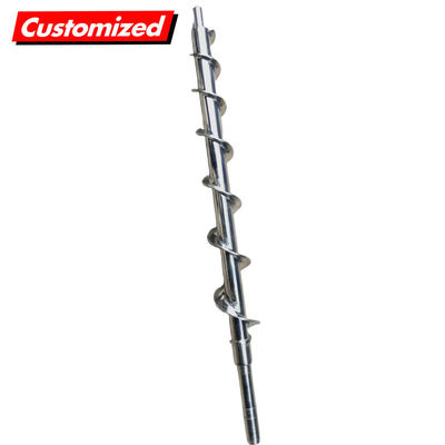 Un buen precio. Tornillo sinfín de acero inoxidable resistente al calor para funcionamiento suave para máquina de deshidratación de lodos en línea