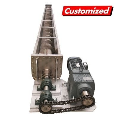Un buen precio. Transportador de tornillo sinfín en forma de U resistente al calor de acero inoxidable con dimensiones personalizadas en línea